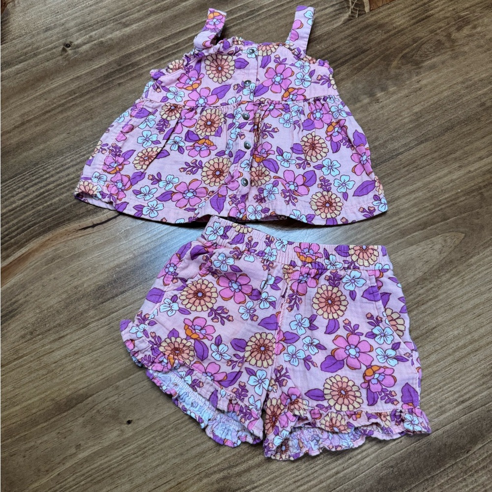 Cat & Jack Set tank - Tank & Shorts size 3T